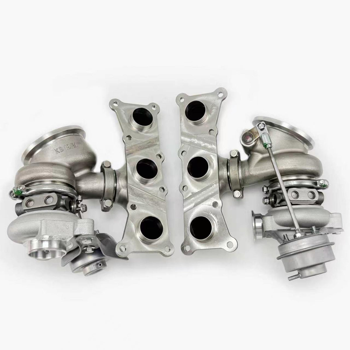 PA Upgrade TD04 V4 19T Billet Compressor Wheel Performance Hybrid Twin Turbochargers for BMW 135i 335i 535i and Z4 N54 Engine