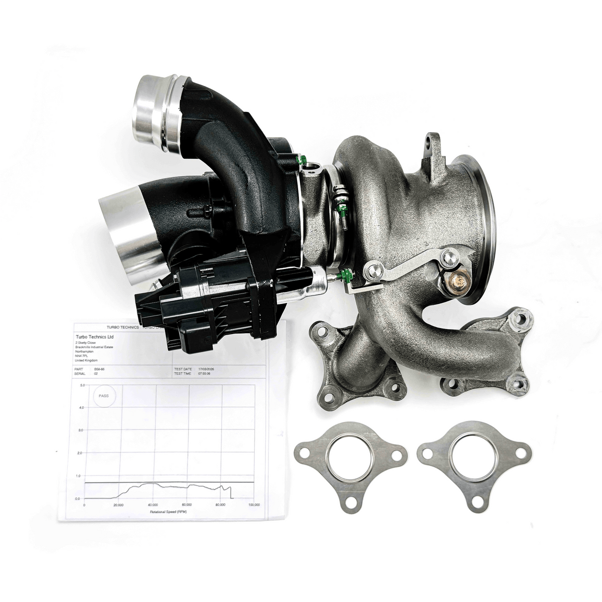 PA 2 Port  BMW B58 GEN2 Stage 2 and Stage 3 Performance Turbocharger