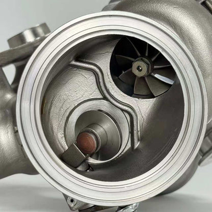 PA Upgrade TD04 V4 19T Billet Compressor Wheel Performance Hybrid Twin Turbochargers for BMW 135i 335i 535i and Z4 N54 Engine